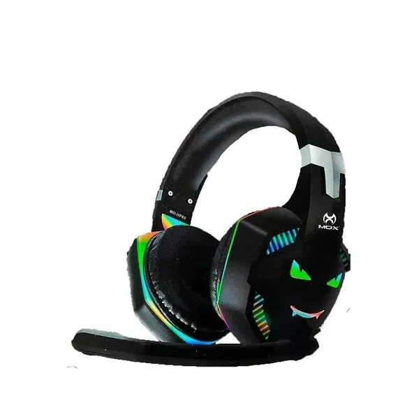 Fone De Ouvido Headset Gamer Mox Rgb Mo-hp80 Preto