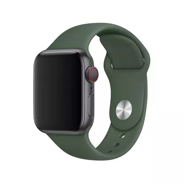 Pulseira Silicone Sport Lisa Para Apple Watch 38/40/41/42/44/45mm