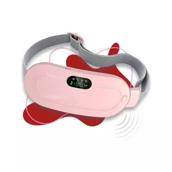 Aparelho massageador térmico para alivio rápido de cólicas mestrual 