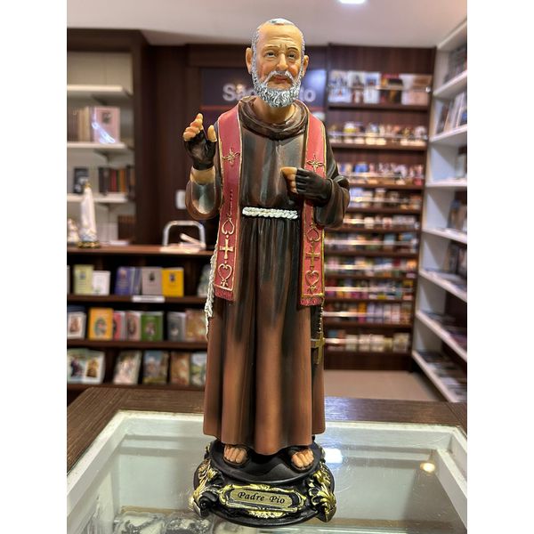 IMAGEM PADRE PIO 30 Cm