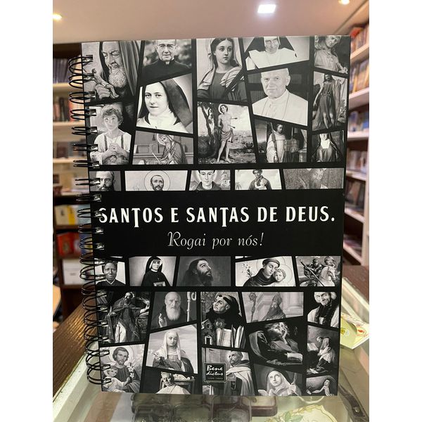 Caderno Todos os Santos e Santas de Deus - 170 folhas