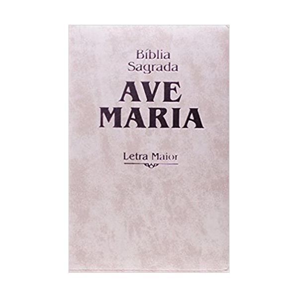 BIBLIA AVE MARIA LETRA MAIOR - ZÍPER ROSA