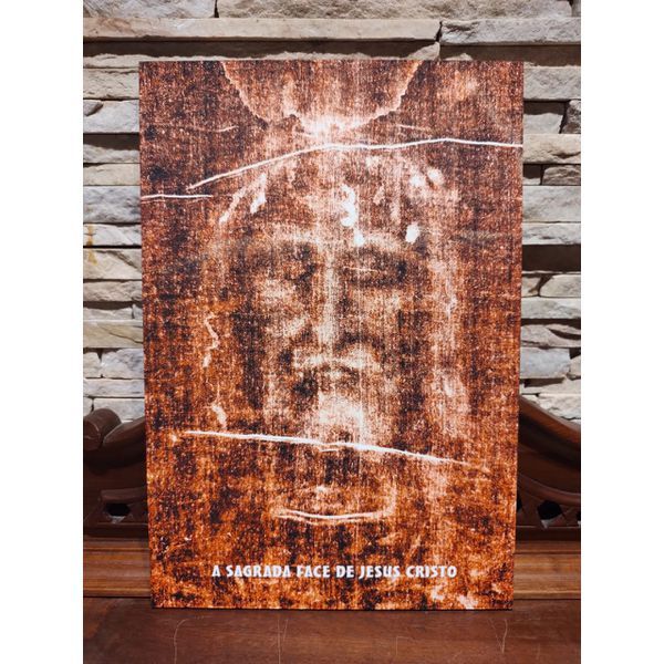 QUADRO MDF GRANDE - A SAGRADA FACE DE JESUS CRISTO