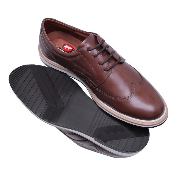 Sapato masculino sale marrom cafe