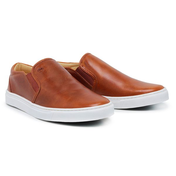 Slip on shop couro masculino