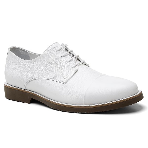 SAPATO MASCULINO DERBY ALEMANHA BRANCO