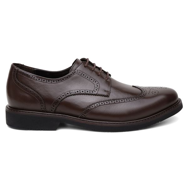 SAPATO MASCULINO DERBY BROGUE PARIS CAFÉ