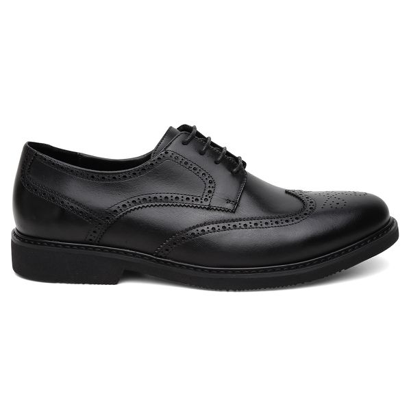 SAPATO MASCULINO DERBY BROGUE PARIS PRETO