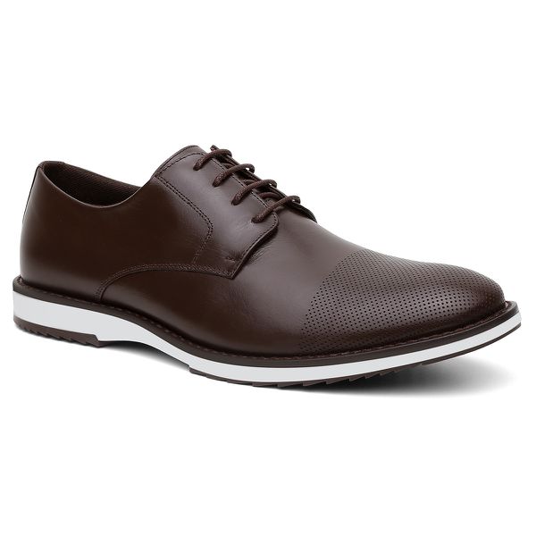 SAPATO MASCULINO DERBY HOLANDA CAFÉ