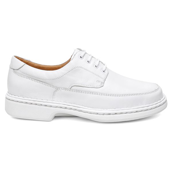 SAPATO CONFORTO DERBY HAVANA BRANCO