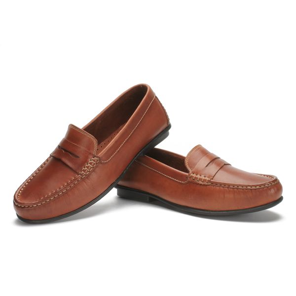 Mocassim masculino caramelo sale