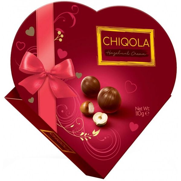  Bombom Coração Chocolate Hazelnut 100G