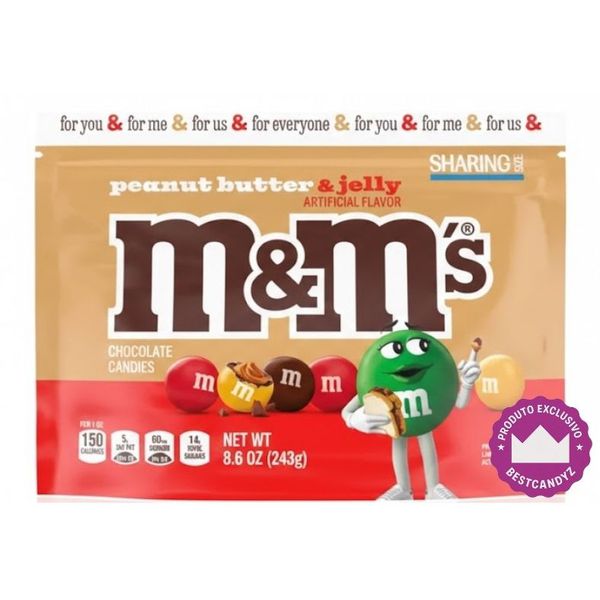 M&MS PEANUT BUTTER E JELLY 243G