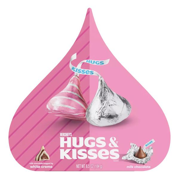 Coração Hersheys Hugs e Kisses 184g