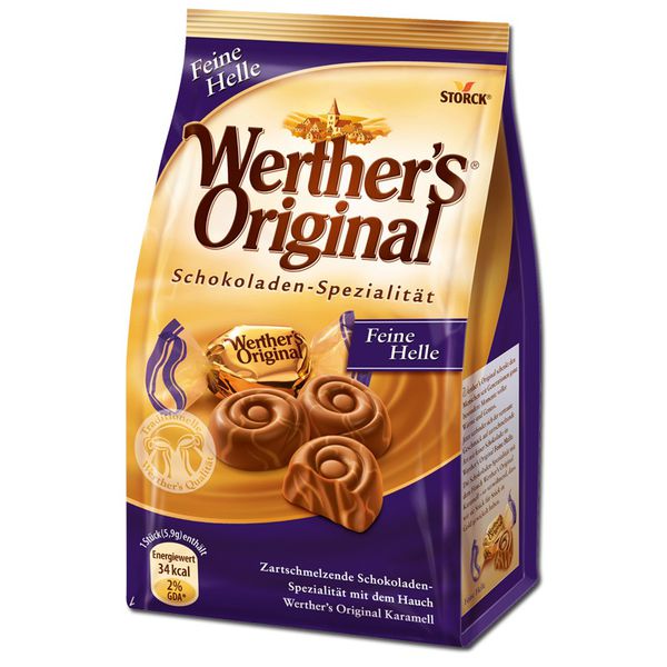  Werthers Bala Chocolate Feine 153g