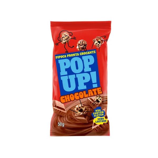 PIPOCA POP UP CHOCOLATE 50G