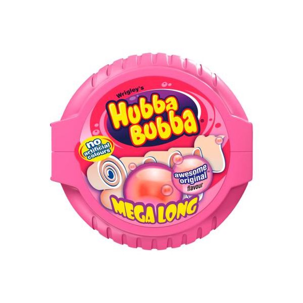 Hubba Bubba Chiclete Mega Lang Sabor Tuti-fruti 56g