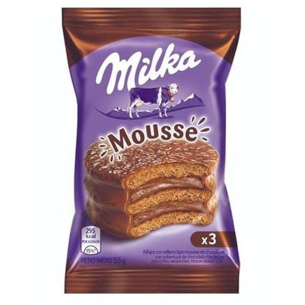 ALFAJOR MILKA MOUSSE CHOCO 55G