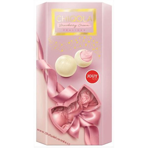 BOMBOM CHIQOLA CREME DE MORANGO 130G