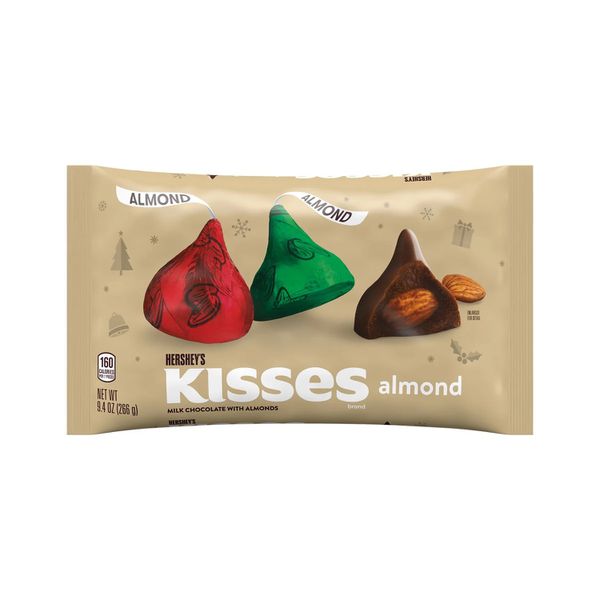 Hersheys Kisses Milk Chocolate With Almond 266g