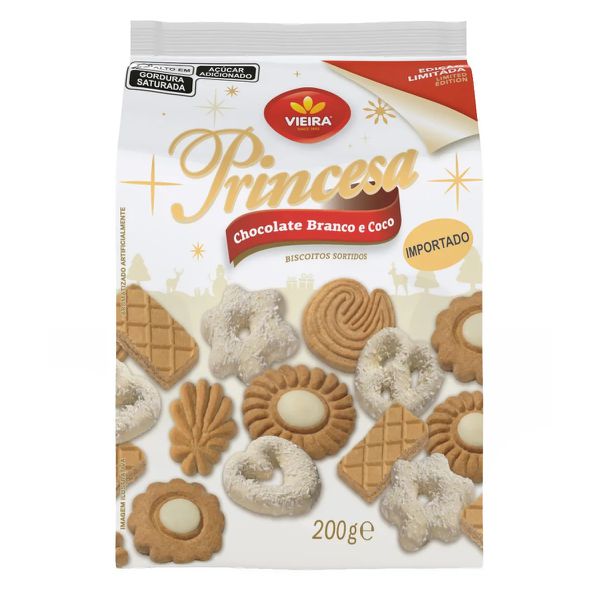 Biscoito Vieira Princesa Coco 200g 