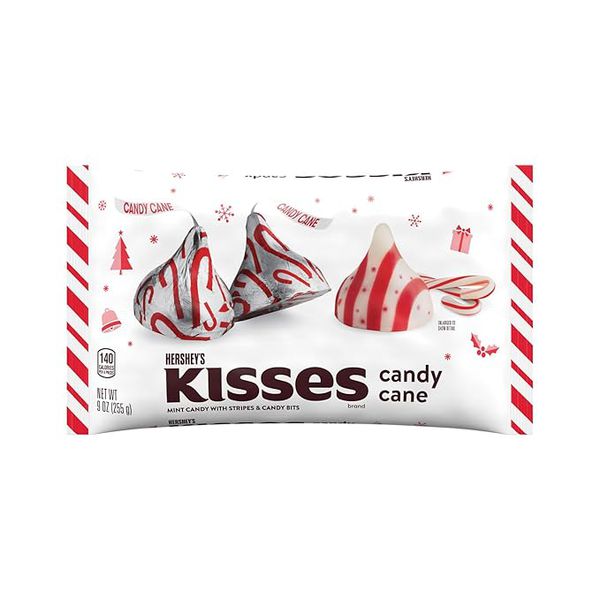 HERSHEYS KISSES CANDY CANE 255G