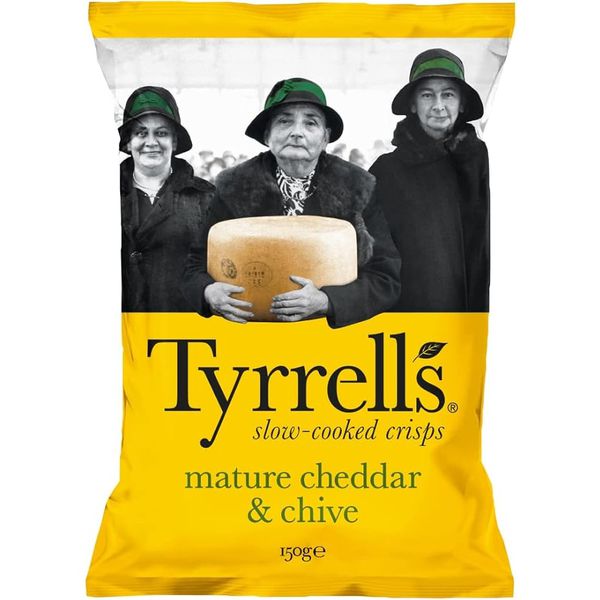 TYRRELLS CHEDDAR E CEBOLINHA 40G
