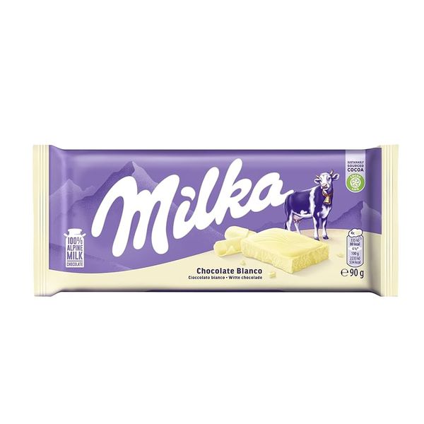 Milka White Chocolate 100g