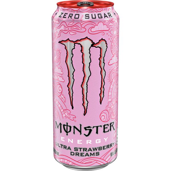 MONSTER ULTRA STRAWBERRY DREAMS ROSA ZERO ACUCAR 500ML