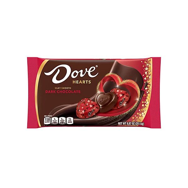 DOVE HEARTS DARK CHOCOLATE 251,5G