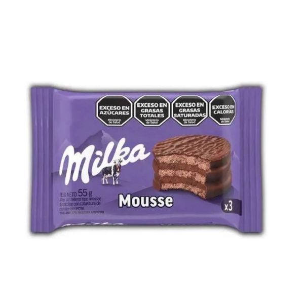 ALFAJOR MILKA MOUSSE CHOCOLATE 3X 55G