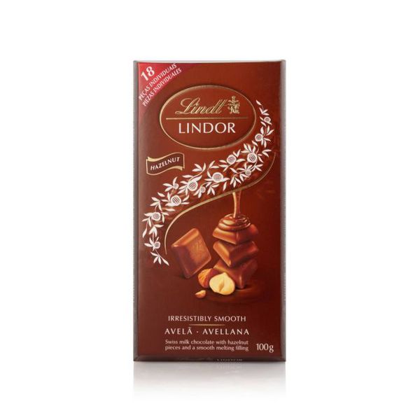 Lindt Ao Leite Com Creme De Avelã 100g