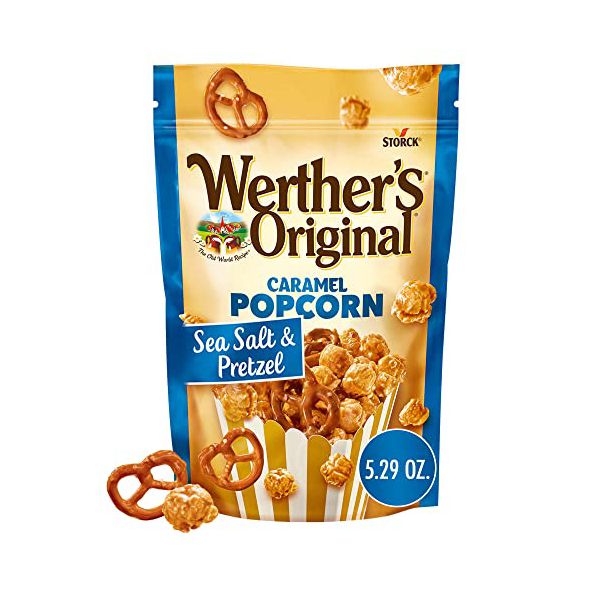 Pipoca Werthers De Sal Marinho Pretzel 140g