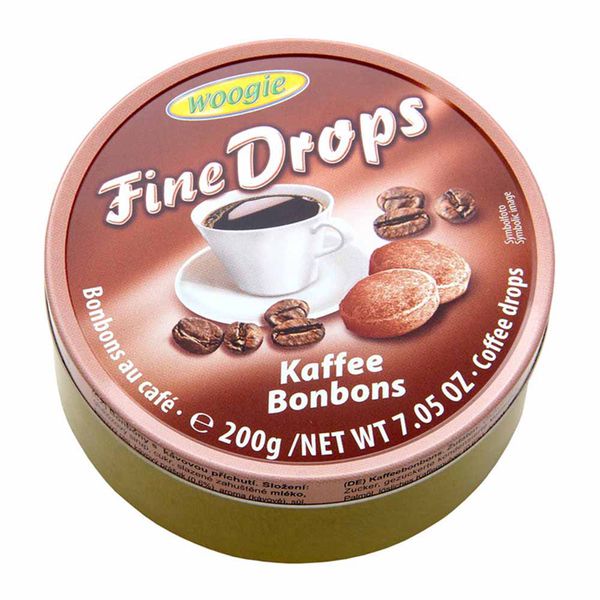 Bala Lata Fine Drops De Café 200g