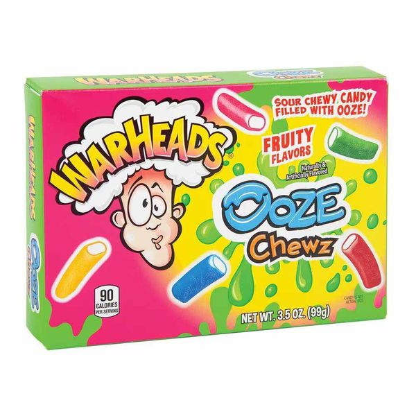Bala Mastigável Warheads Ooze Chewz 99g