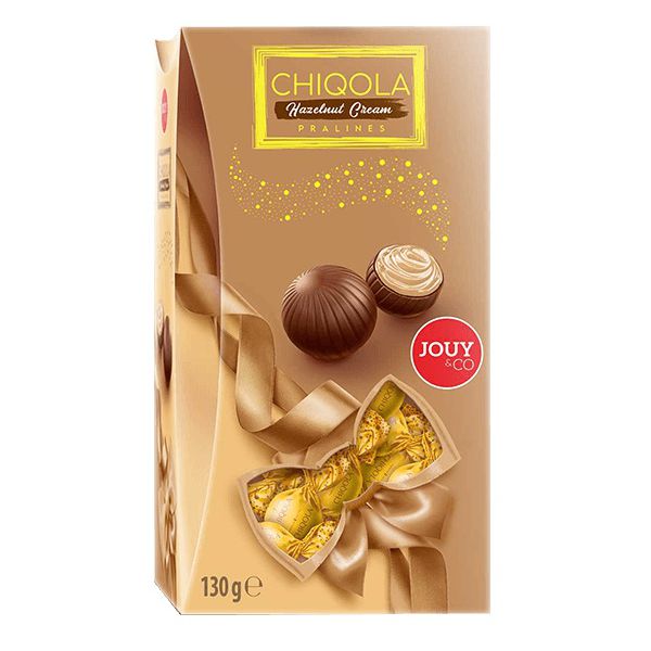 BOMBOM CHIQOLA CREME DE AVELÃ 130G