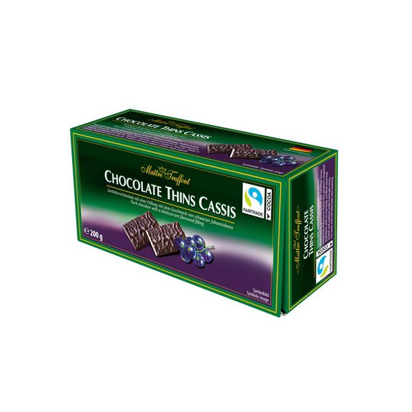  BOMBOM MAITRE TRUFFOUT AMARGO GROSELHA PRETA 200GR