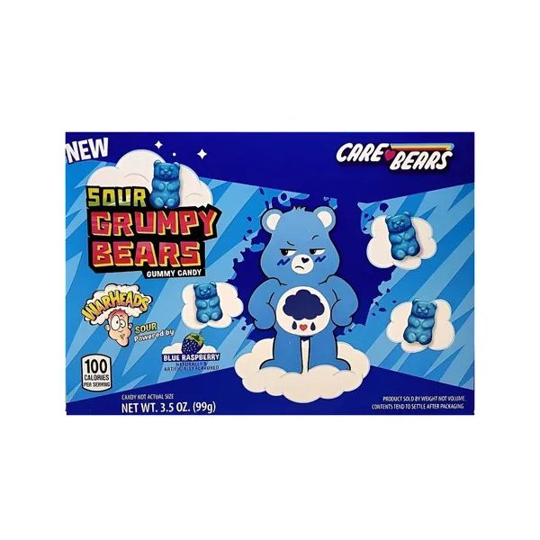 BALA WARHEADS SOUR GRUMPY BEARS 99G