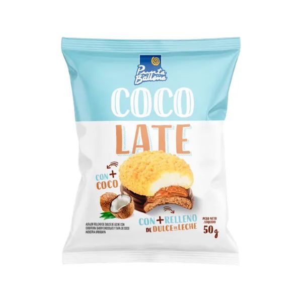 ALFAJOR COCO LATE PUNTA BALLENA 50G 