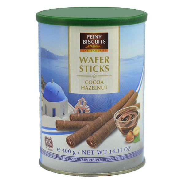 CANUDOS FEINY WAFER RECHEIO DE CACAU E AVELA 400G