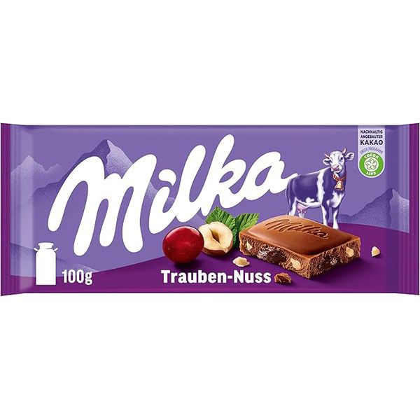 Milka Raisins Hazelnuts 100g