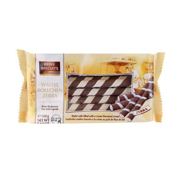 Canudo Wafer Misto Baunilha e Chocolate 160g