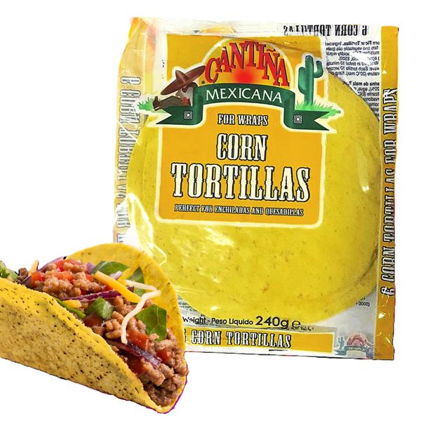 Tortillas De Farinha De Milho Com 6 240g