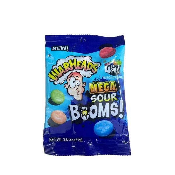 Bala Ácida Mega Booms Warheads 71g