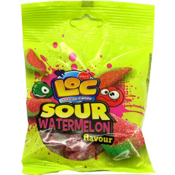 BALA DE GOMA SOUR DE MELANCIA 80G