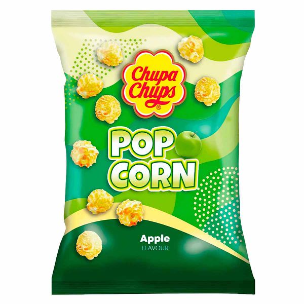 PIPOCA POP CORN CHUPA CHUPS MACA VERDE 135G