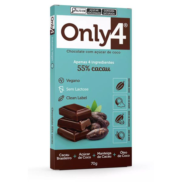 Chocolate Only4 55 % Cacau 70g