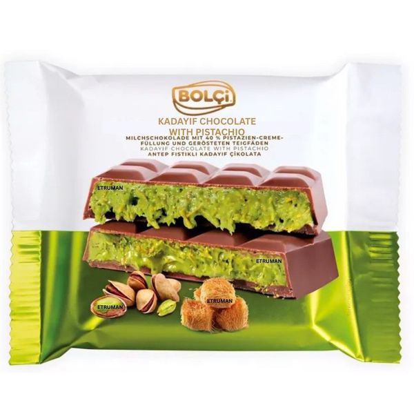 BARRA BOLCI DUBAI CHOCOLATE 100G