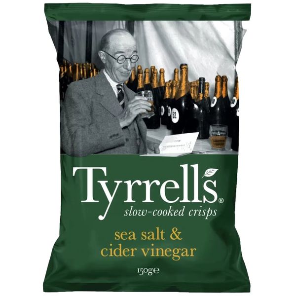 TYRRELLS SAL MARINHO E VINAGRE DE SIDRA 40G