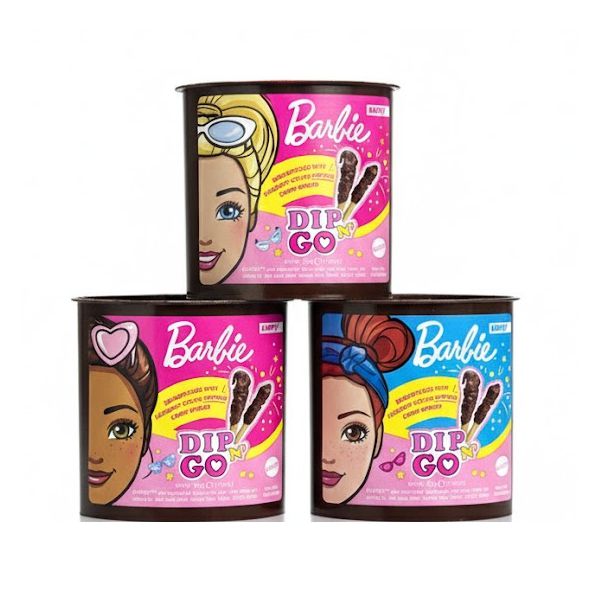 Combo 3 Dip N Go Creme de Avelã com Popping Candy 55g